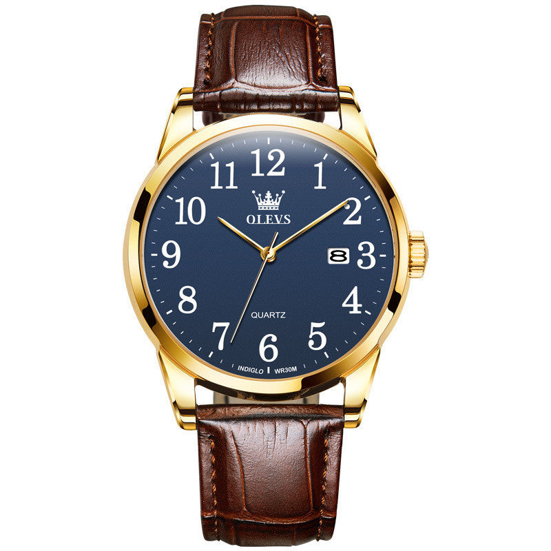 Sophistaire Executive Leather Quartz Watch