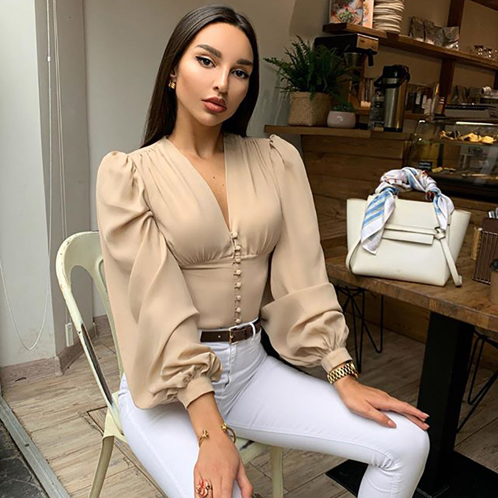 Sophistaire Elegance V-Neck Blouse