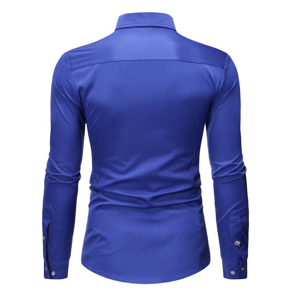 Royal Blue Slim Fit Shirt