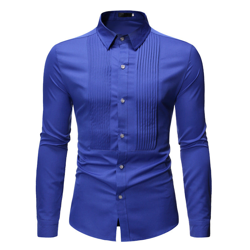 Royal Blue Slim Fit Shirt