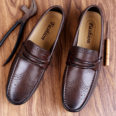 Genuine Leather Casual Loafers