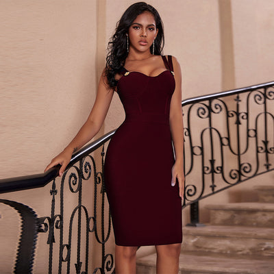 Bandage Evening Strap Dress