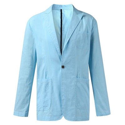 Single Button Loose Blazer