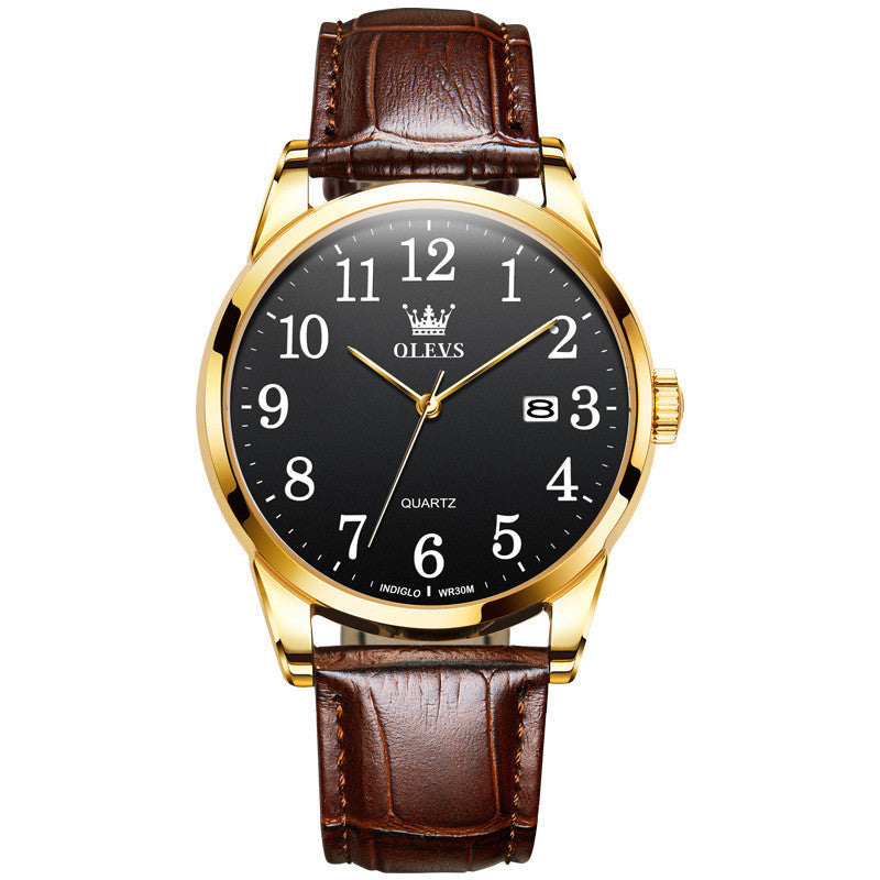 Sophistaire Executive Leather Quartz Watch