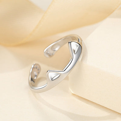 Two-tone Snake Ring Adjustable