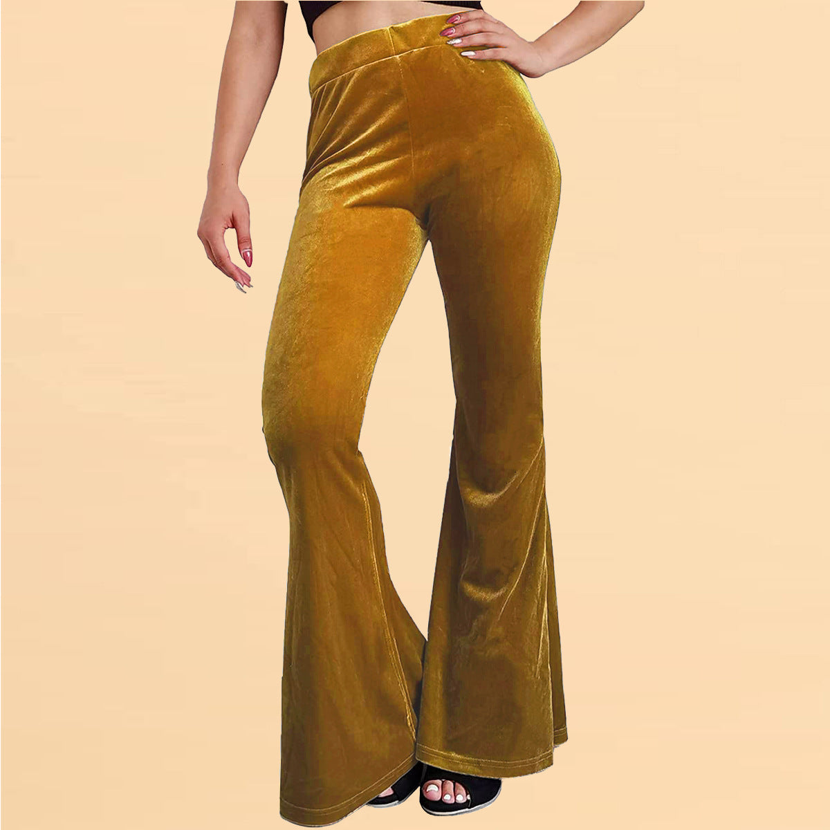 Sophistaire Velvet Flare Bottoms