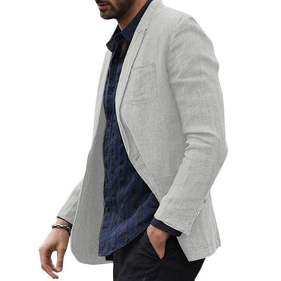 Single Button Loose Blazer