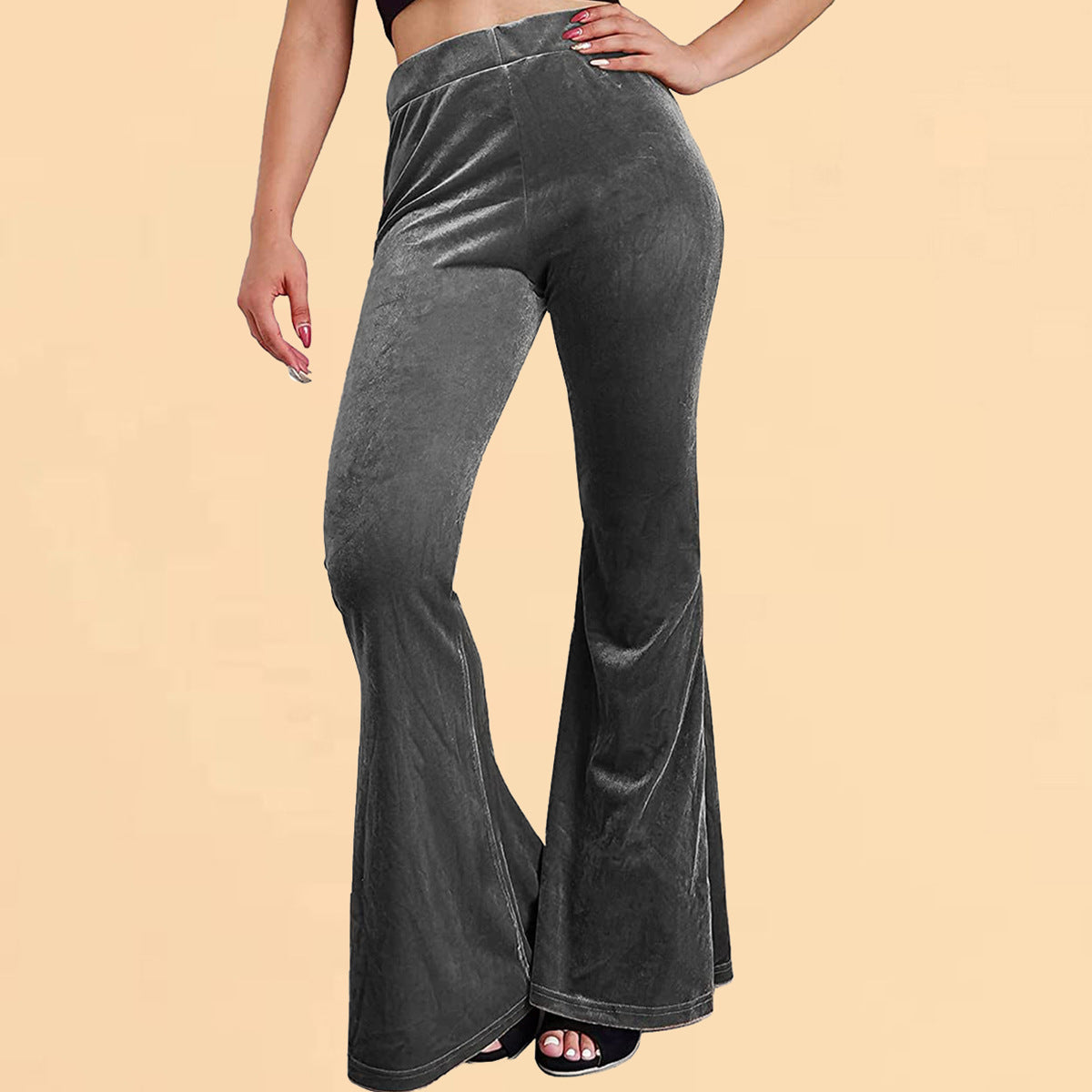 Sophistaire Velvet Flare Bottoms