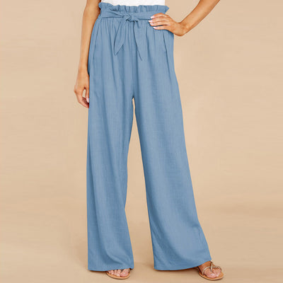 Linen Loose Casual Trousers