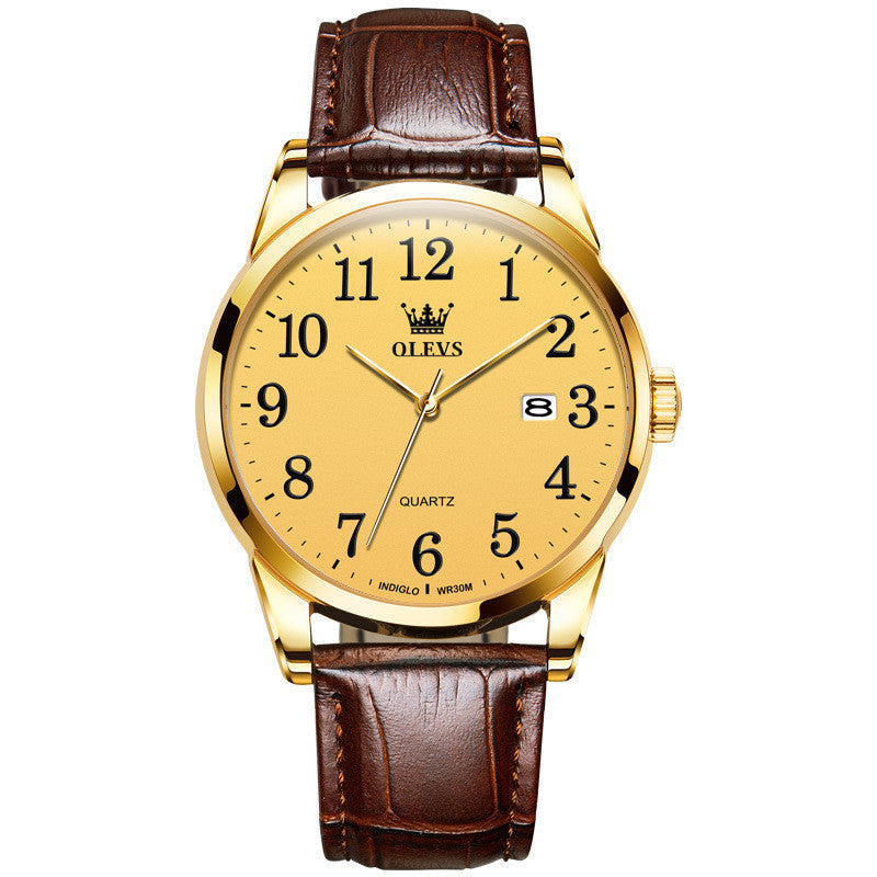 Sophistaire Executive Leather Quartz Watch