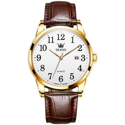 Sophistaire Executive Leather Quartz Watch