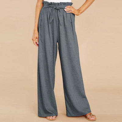 Linen Loose Casual Trousers