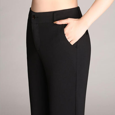 Straight High Waist Business Pant