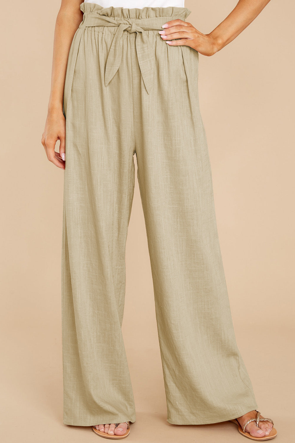 Linen Loose Casual Trousers