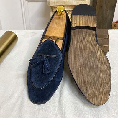 Sophistaire Velvet Slip On Loafers