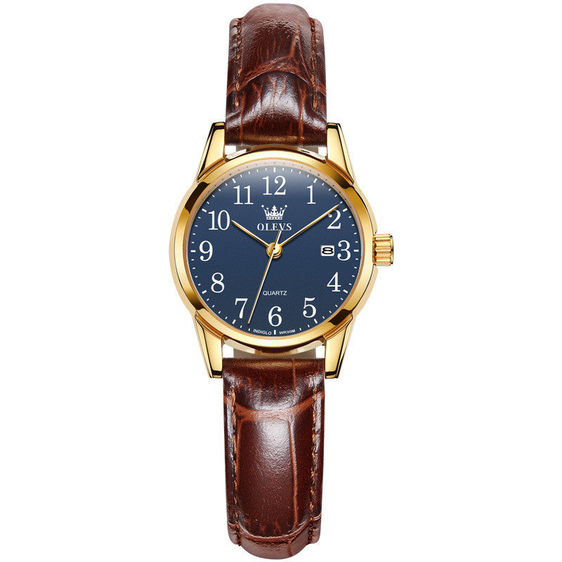 Sophistaire Executive Leather Quartz Watch